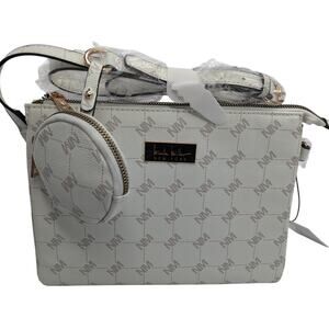 Nicole Miller Crossbody Shoulder Bag & Matching Coin Purse Set